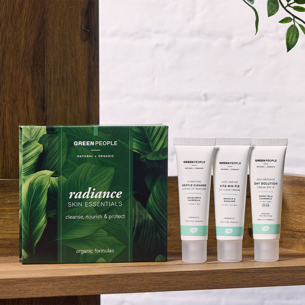 radiance skin essentials box and 3 tubes