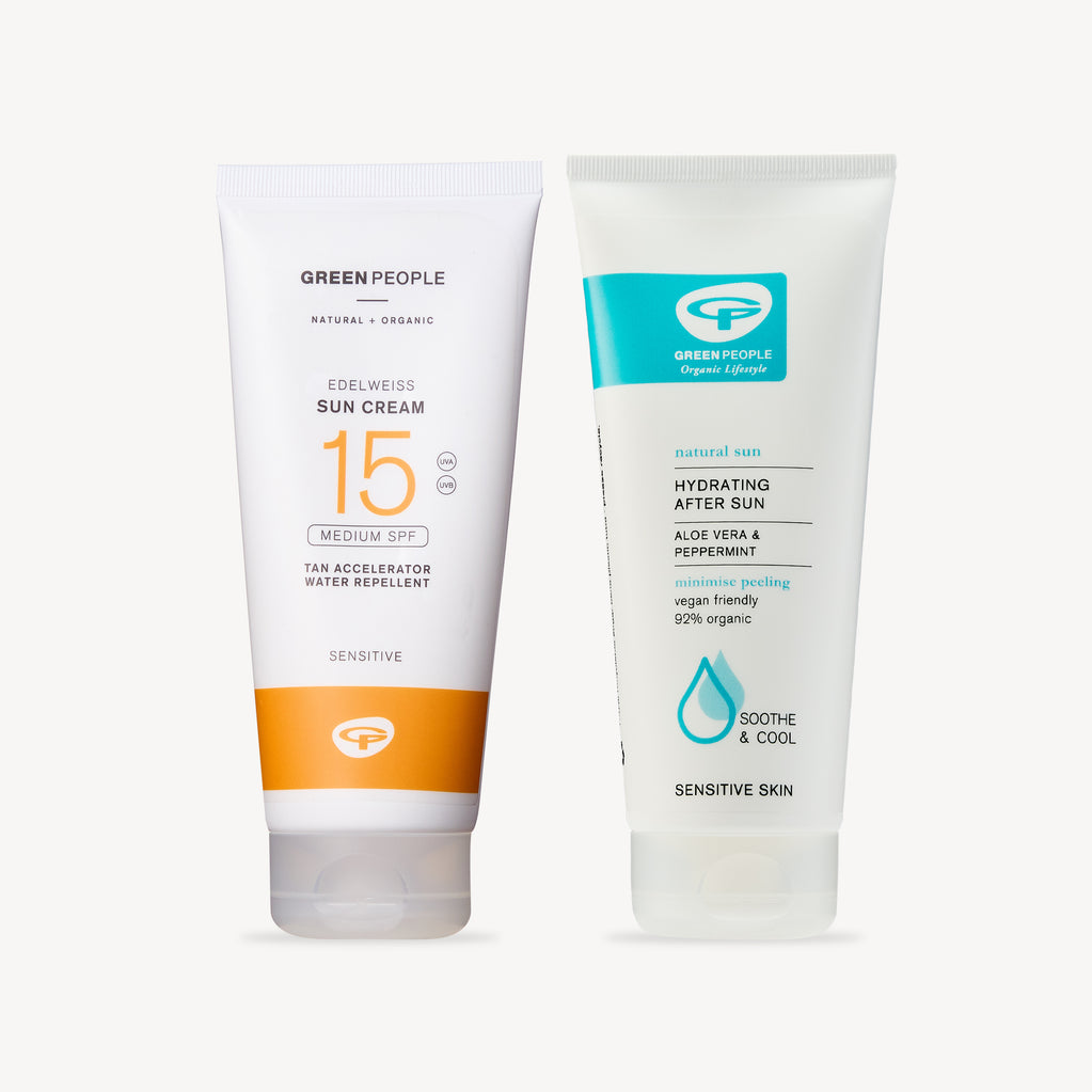 spf15 sun cream + hydrating after sun - 200ml