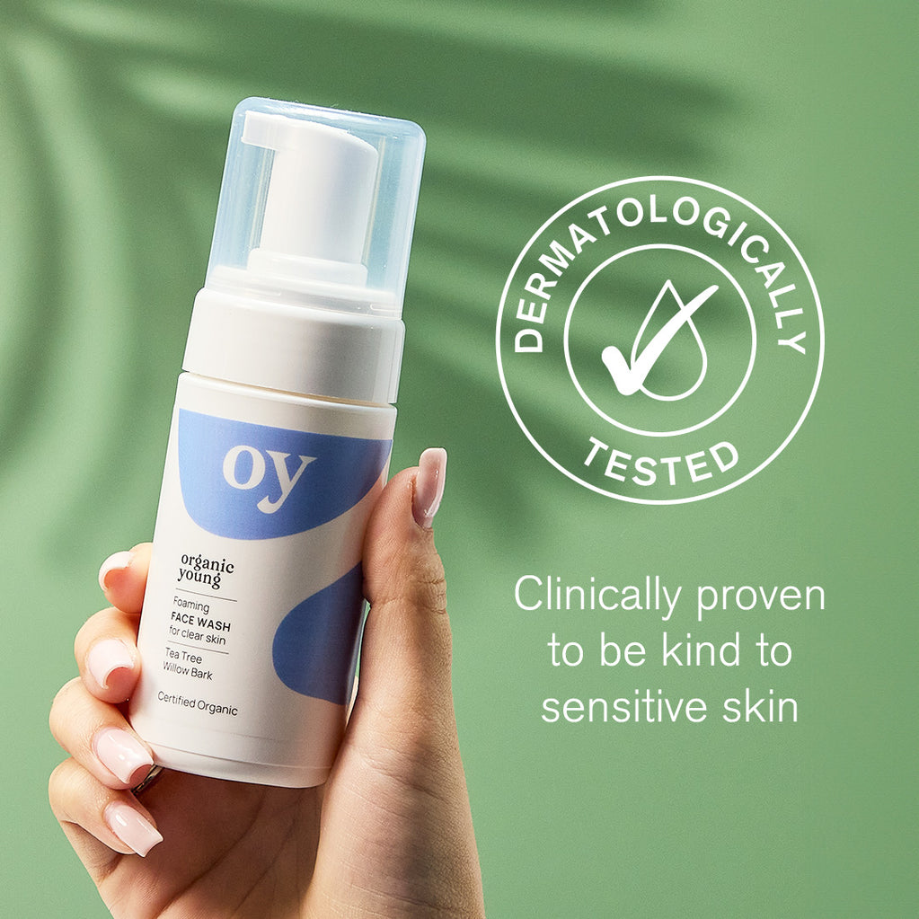 oy! clear skin foaming face wash dermatologically tested