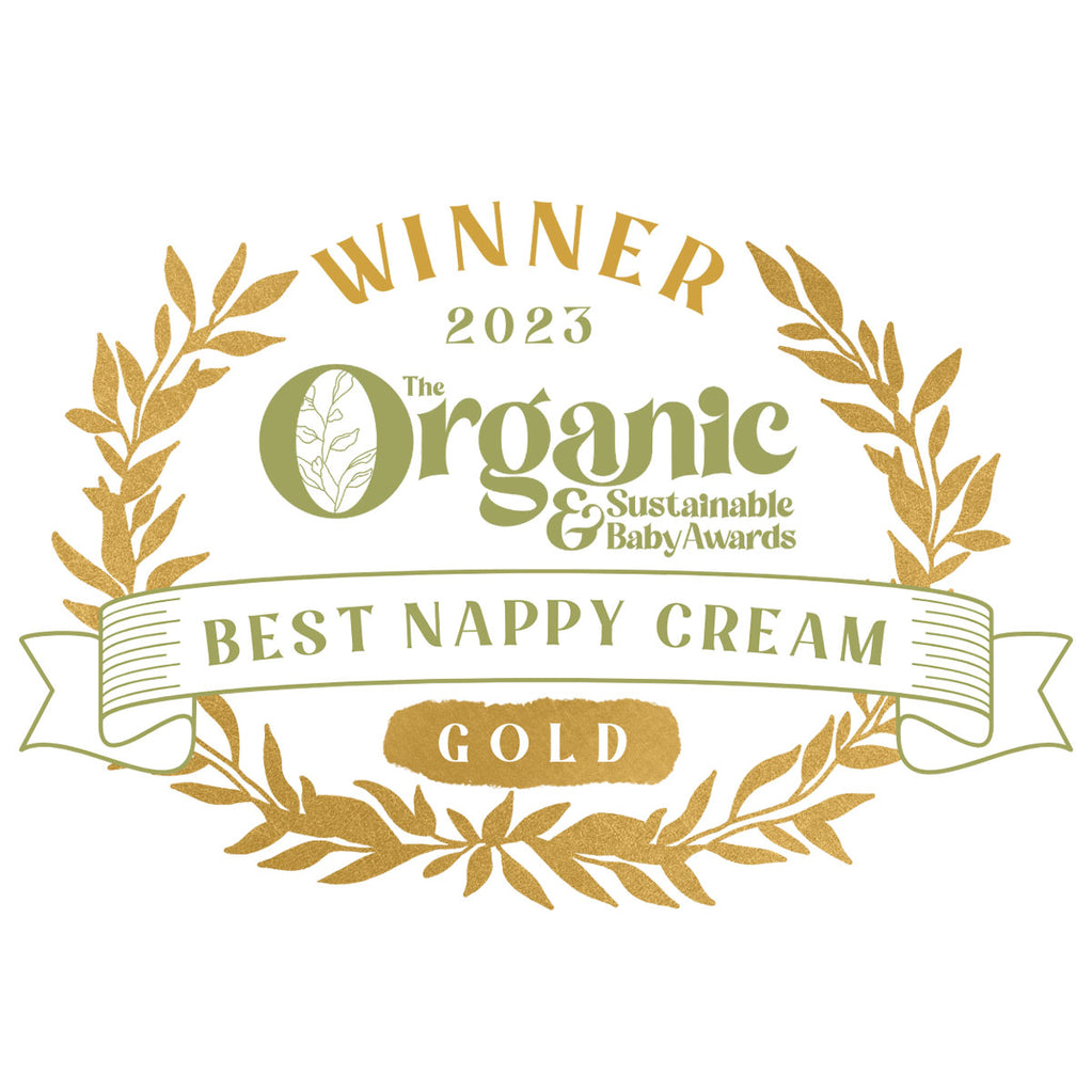 Organic Babies Calming Nappy Cream gold award winner